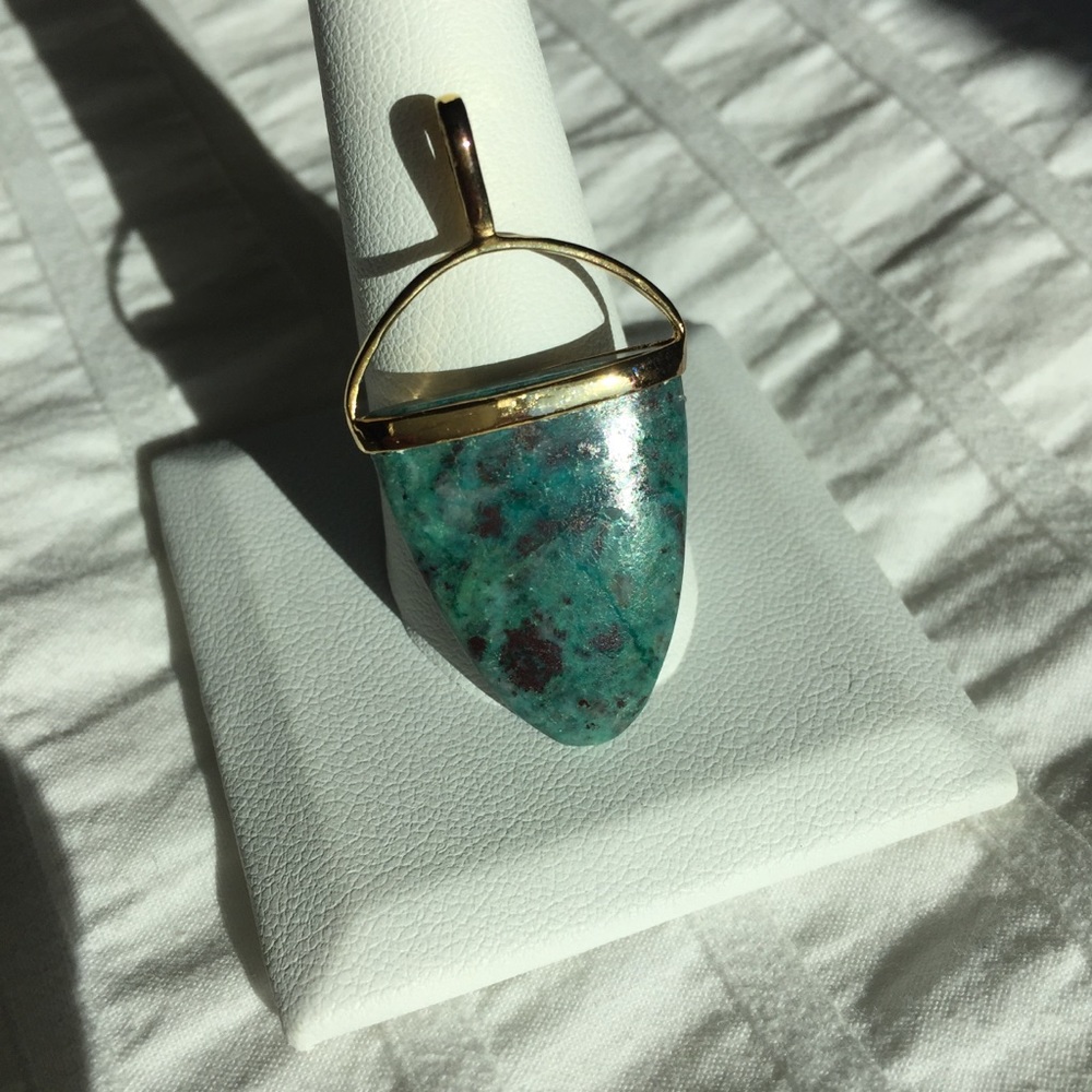 Turquoise Arrow Shaped Pendant